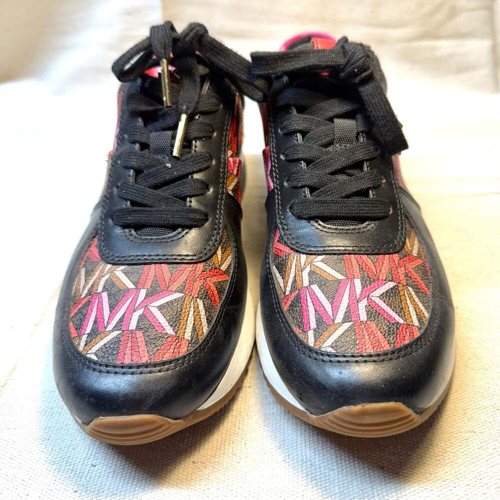Michael Kors Allie Sig Semi Lux Sneakers Brown Multi